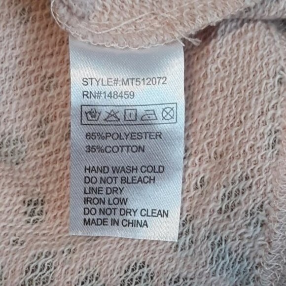 Anthropologie Maronie Women's Distressed Sleeveless Top Large Blush oversizeA27 - Picture 10 of 10